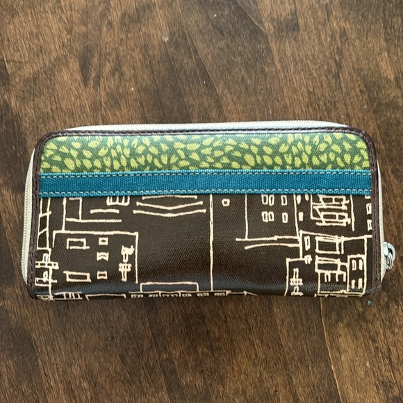 Fossil City Scene Wallet - Picture 3 of 11